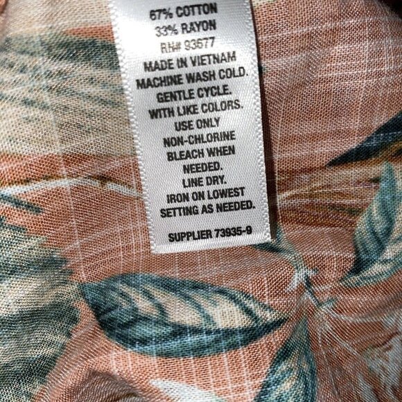 a.n.a Women's Lila Tropical Print With Shoulder Tie‎ Tank Top Size L NWT - Picture 9 of 11